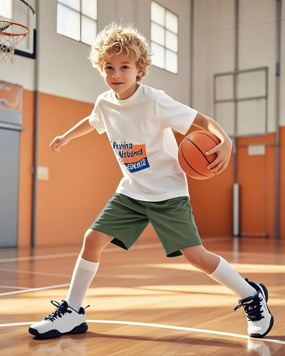 5 Pack Boys Basketball Shorts Kids Youth Athletic Short Boy Quick Dry Sport Clothes with Pockets Size 7-14 Years