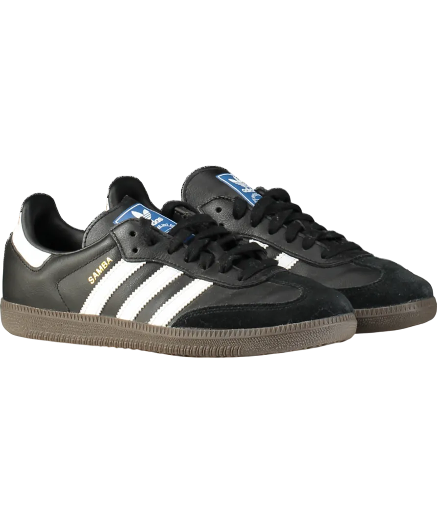 adidas Black Adidas Originals Samba Trainers UK 6.5 EU 39.5 👠