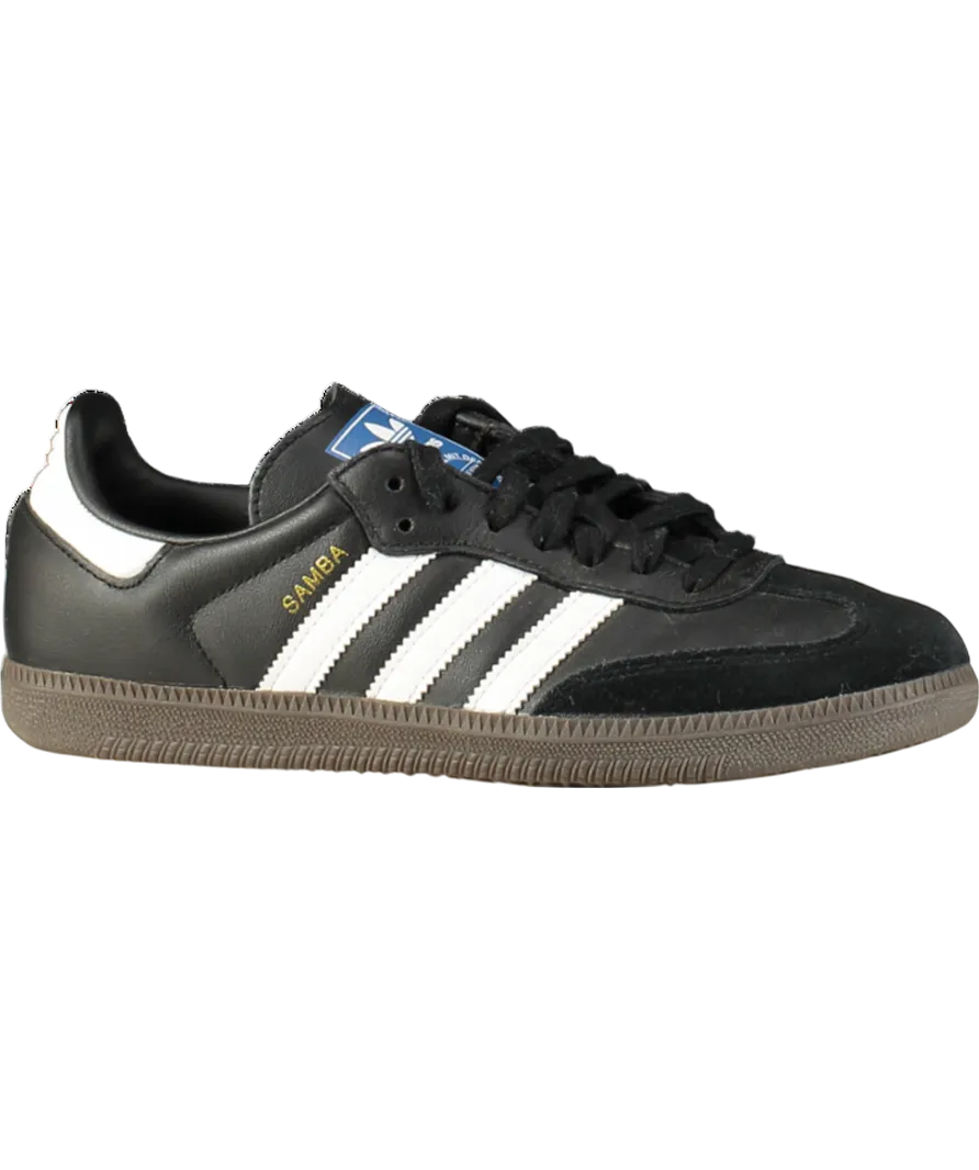 adidas Black Adidas Originals Samba Trainers UK 6.5 EU 39.5 👠