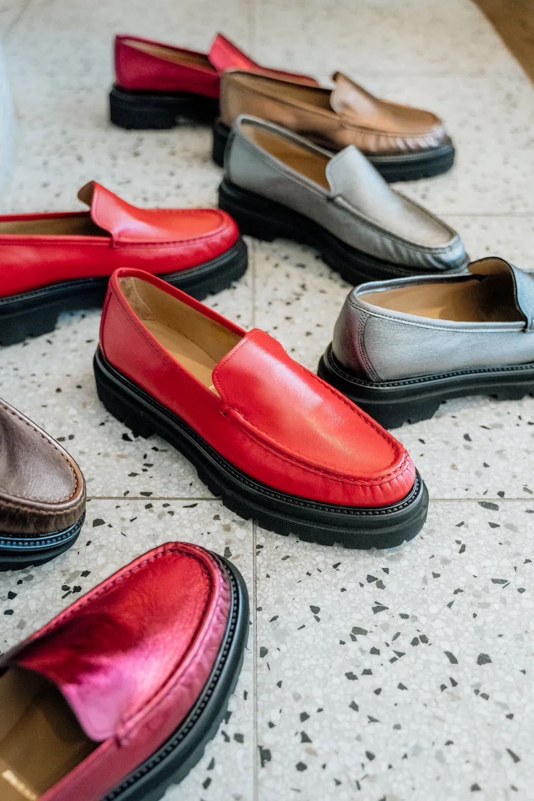 ARMANI Chunky Sole Loafers