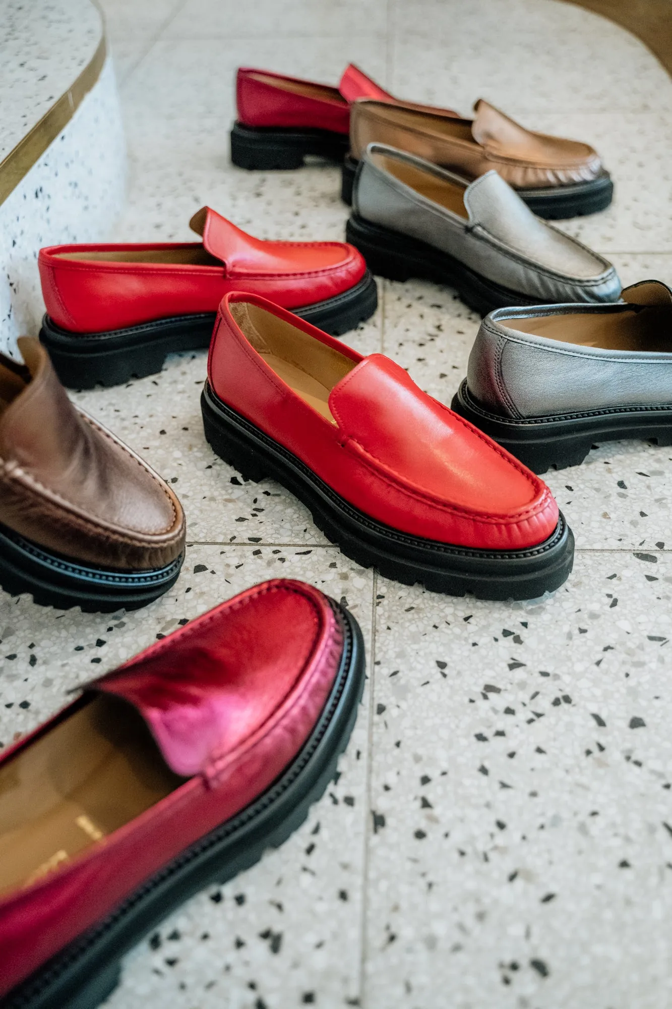 ARMANI Chunky Sole Loafers