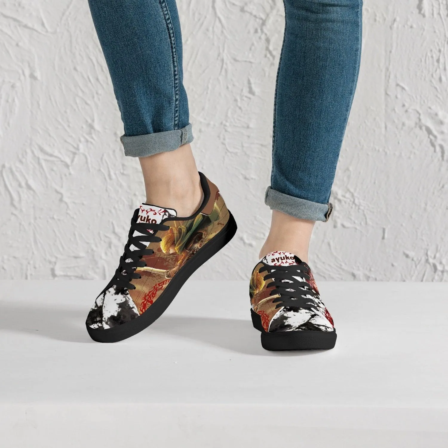 Attack On Titan Hange Zoe Skate Anime Shoes