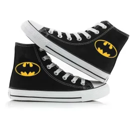 Batman High Top Canvas Shoes Sneaker Kid Shoes Unisex Shoes Gifts
