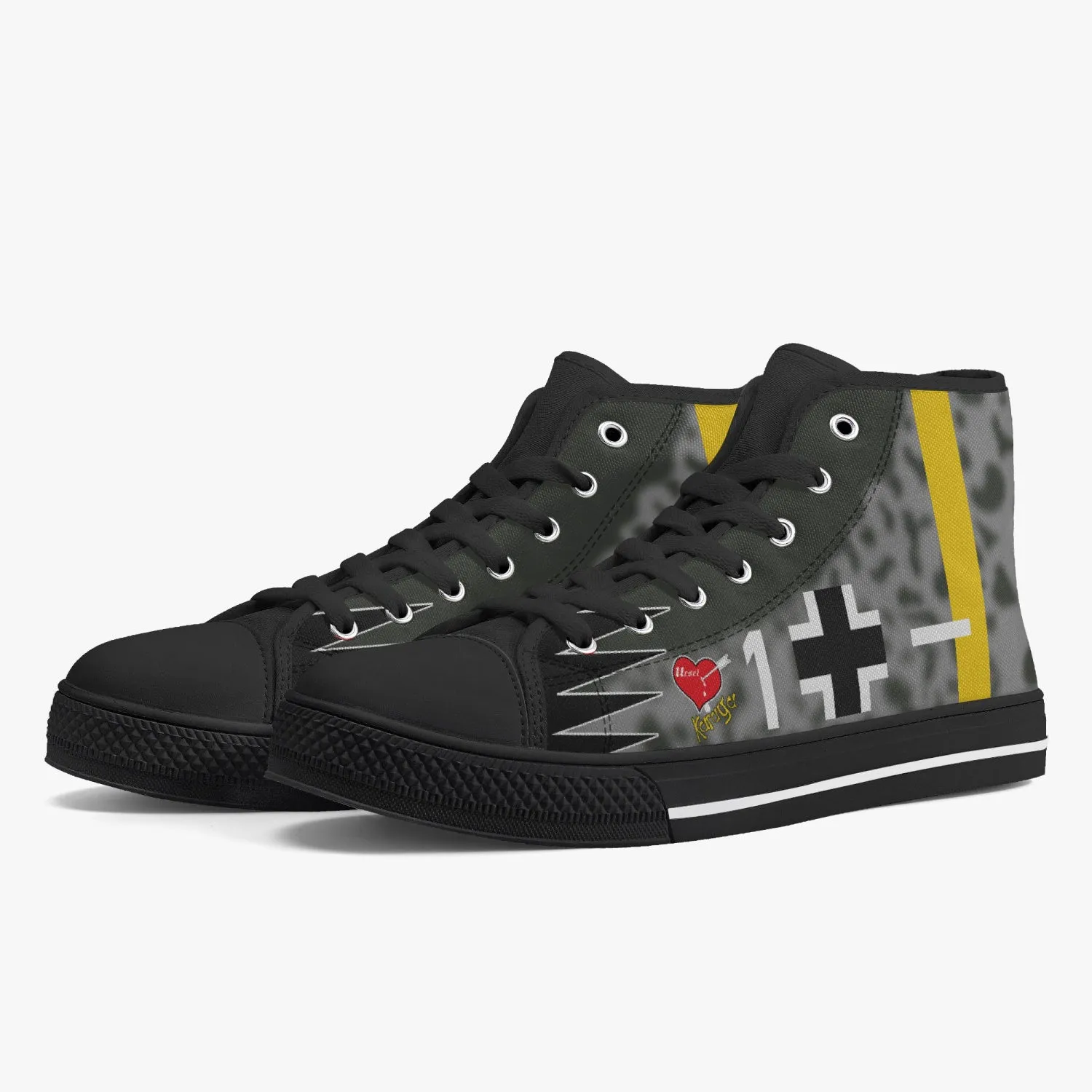 Bf-109 "Karaya 1" High Top Canvas Shoes