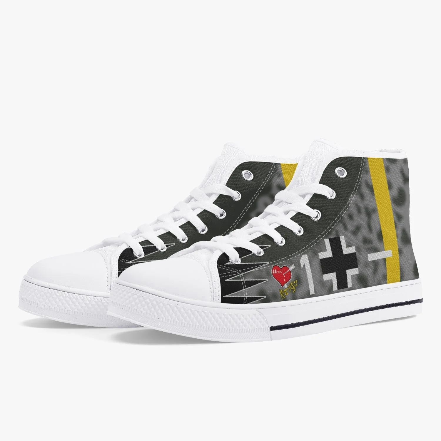 Bf-109 "Karaya 1" High Top Canvas Shoes