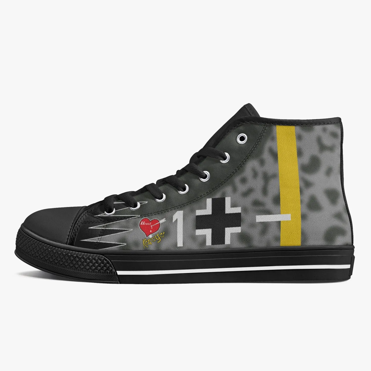 Bf-109 "Karaya 1" High Top Canvas Shoes