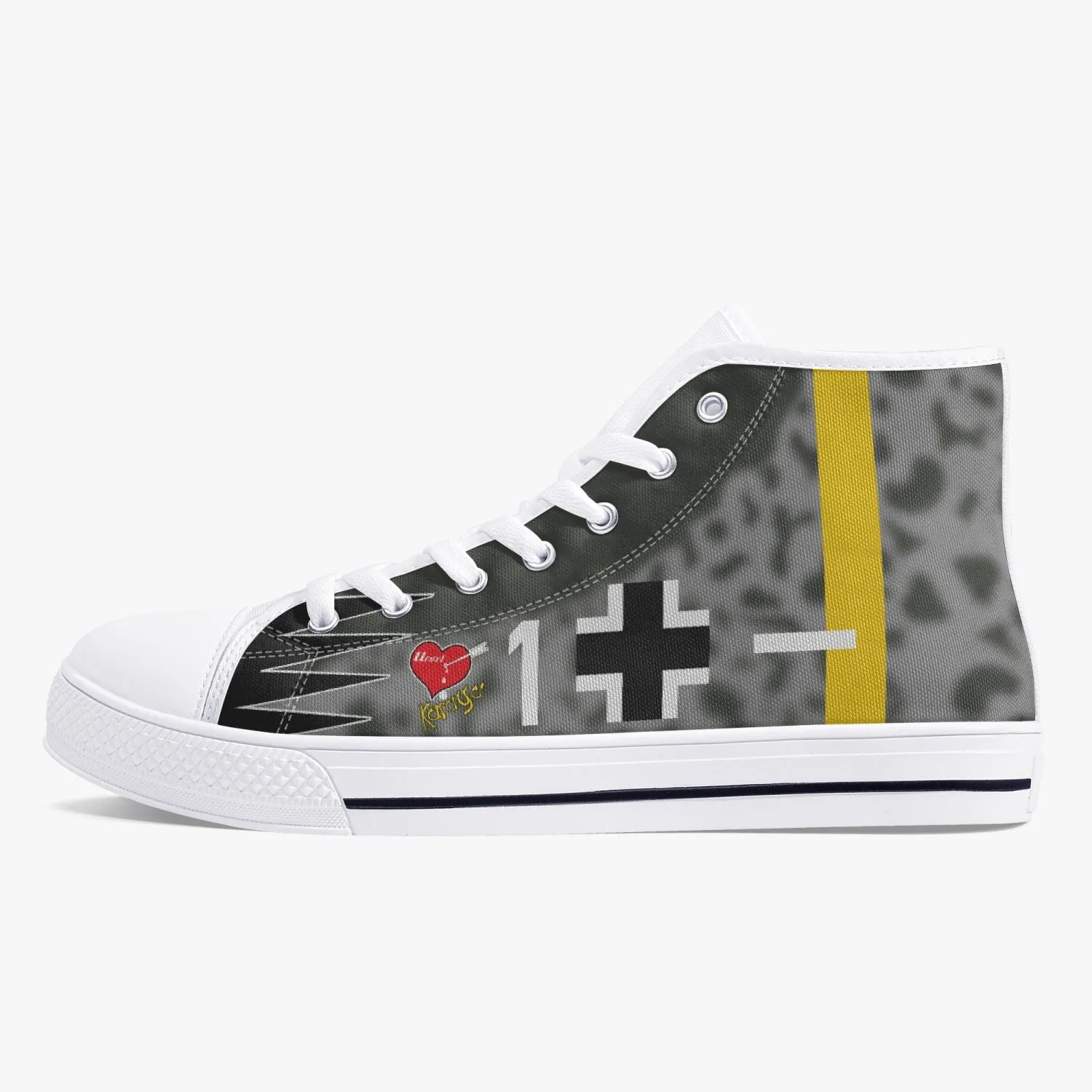 Bf-109 "Karaya 1" High Top Canvas Shoes