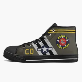 C-47 "Betsy's Biscuit Bomber" High Top Canvas Shoes