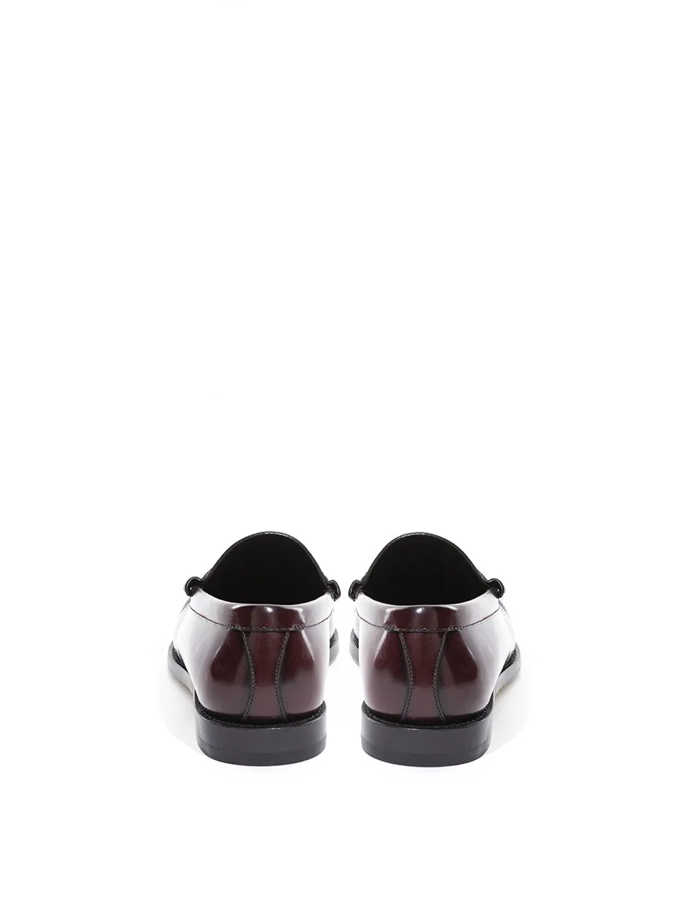 Celine Brown Leather Triomple Loafer