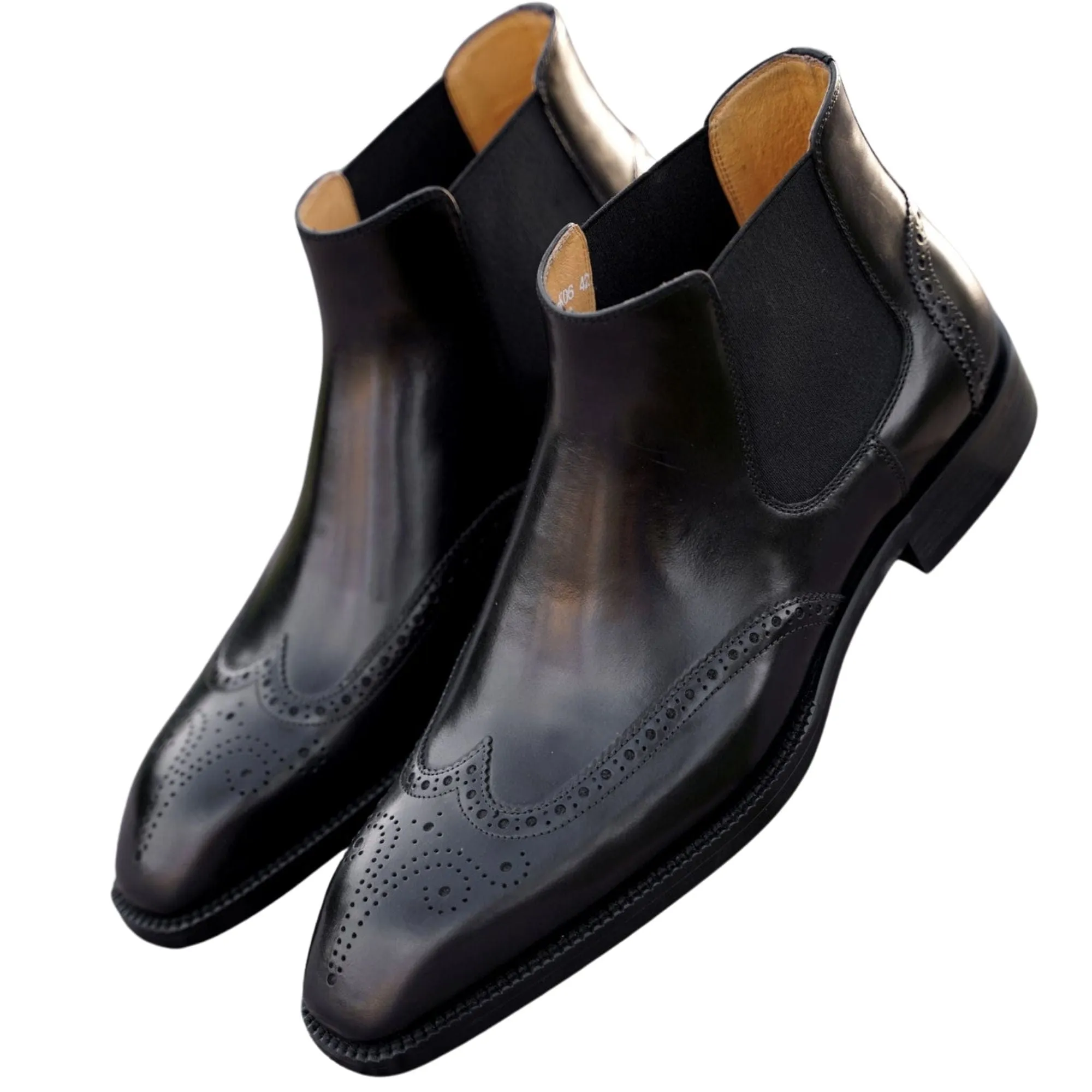 Handmade Customisable Leather Chelsea Boots For Men