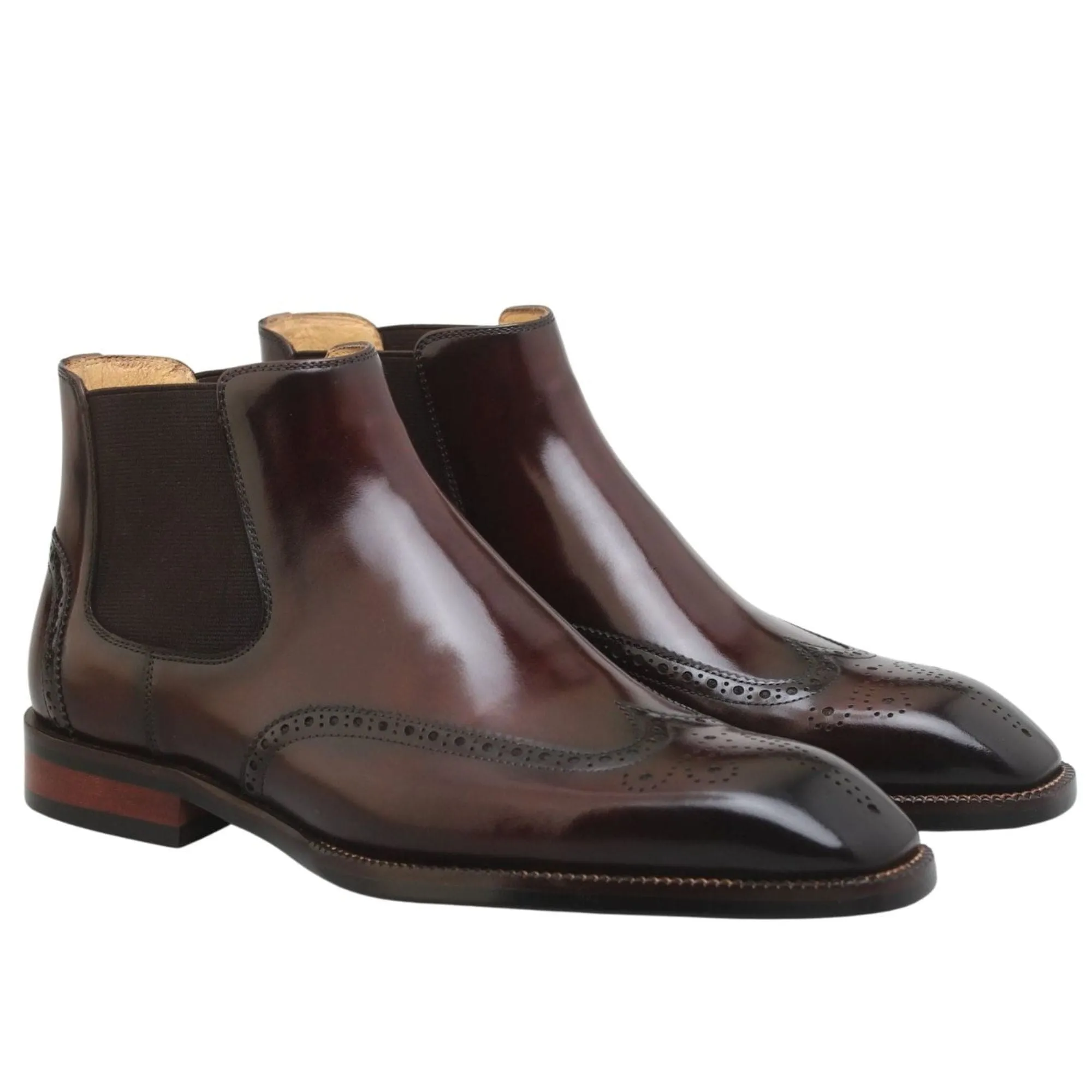 Handmade Customisable Leather Chelsea Boots For Men