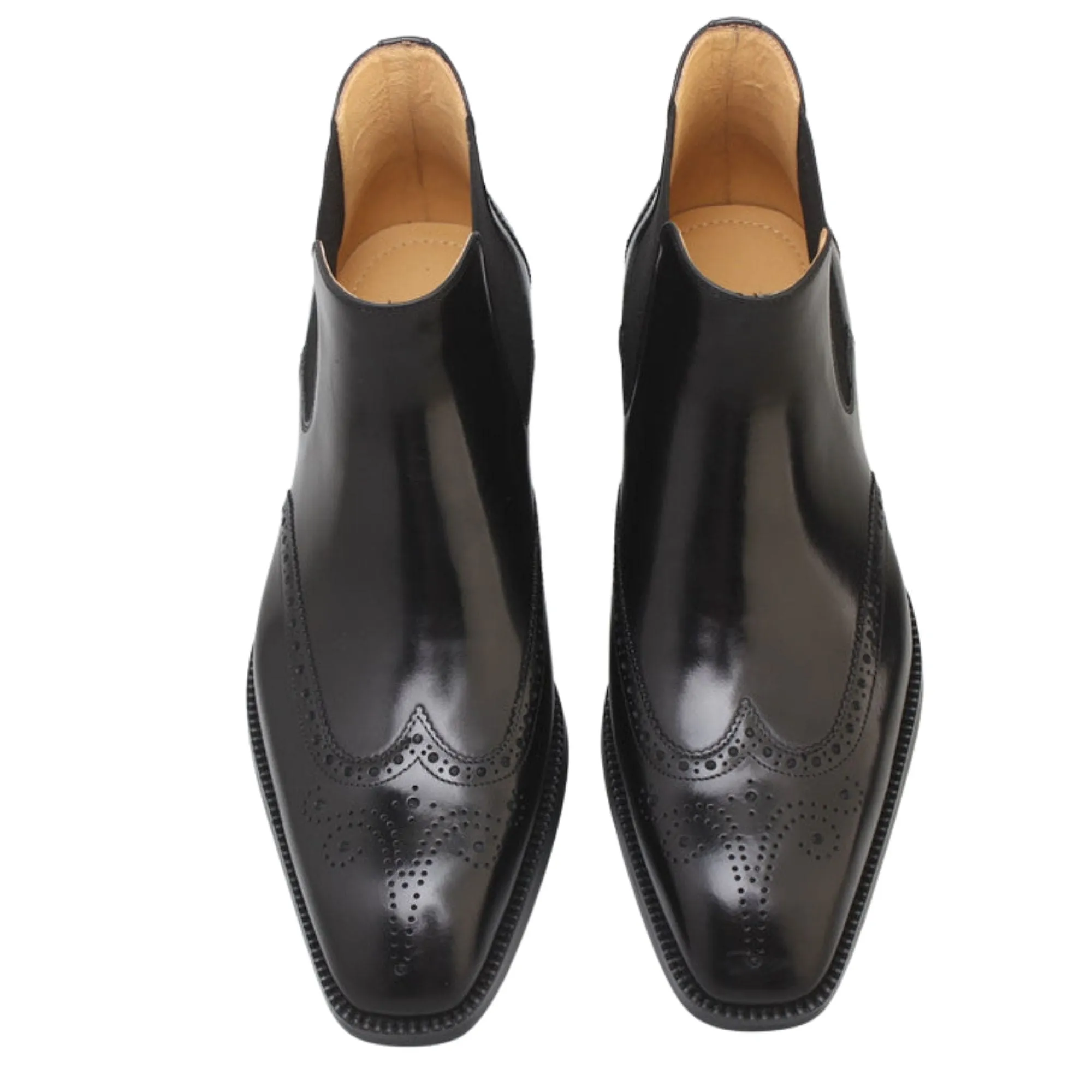Handmade Customisable Leather Chelsea Boots For Men