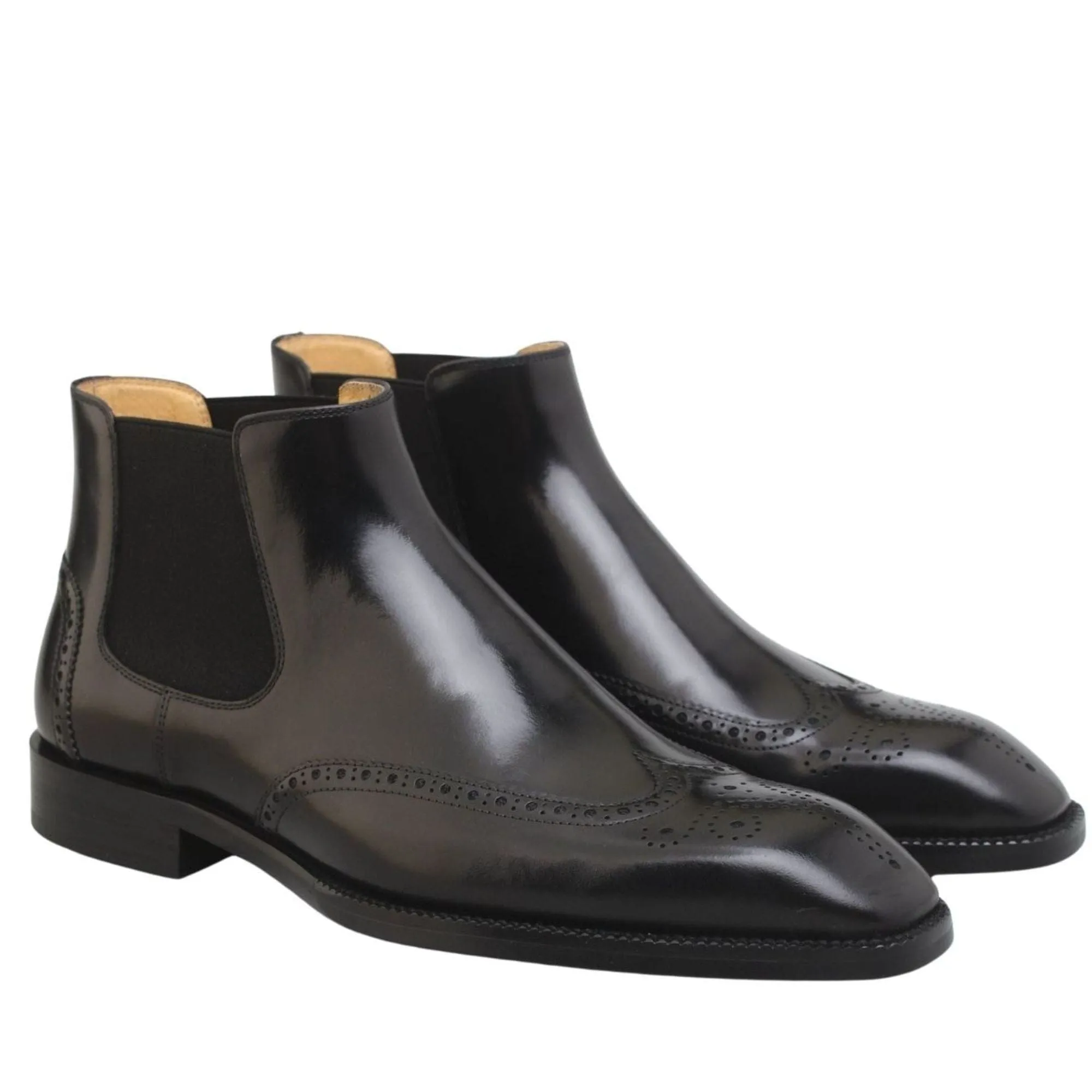 Handmade Customisable Leather Chelsea Boots For Men