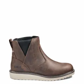 Kodiak Women's Whitton Chelsea Safety Work Boots – Waterproof Leather, Composite Toe & Plate, Slip-Resistant, Eco-Friendly | Sizes 5-11