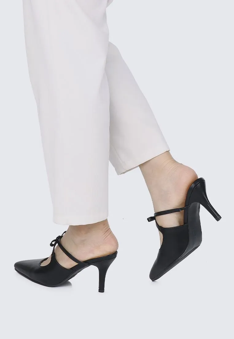 Levia Comfy Heels In Black