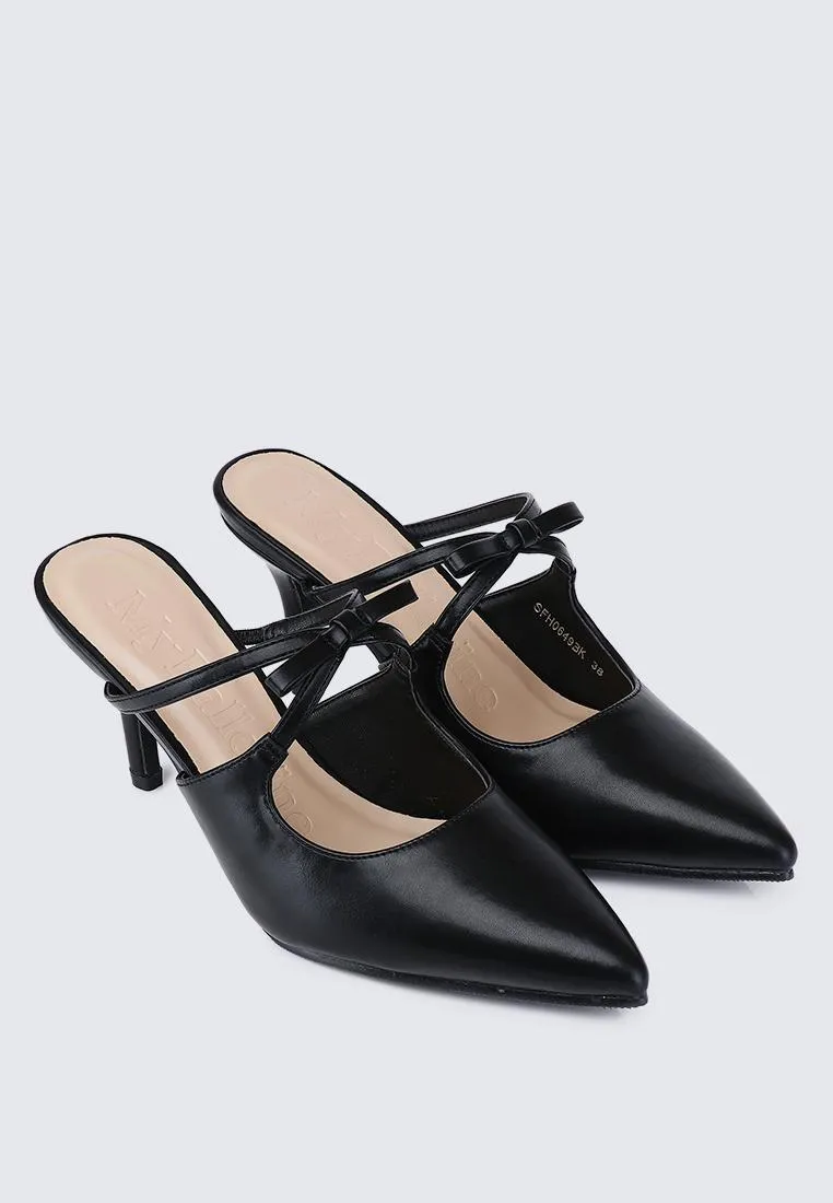 Levia Comfy Heels In Black