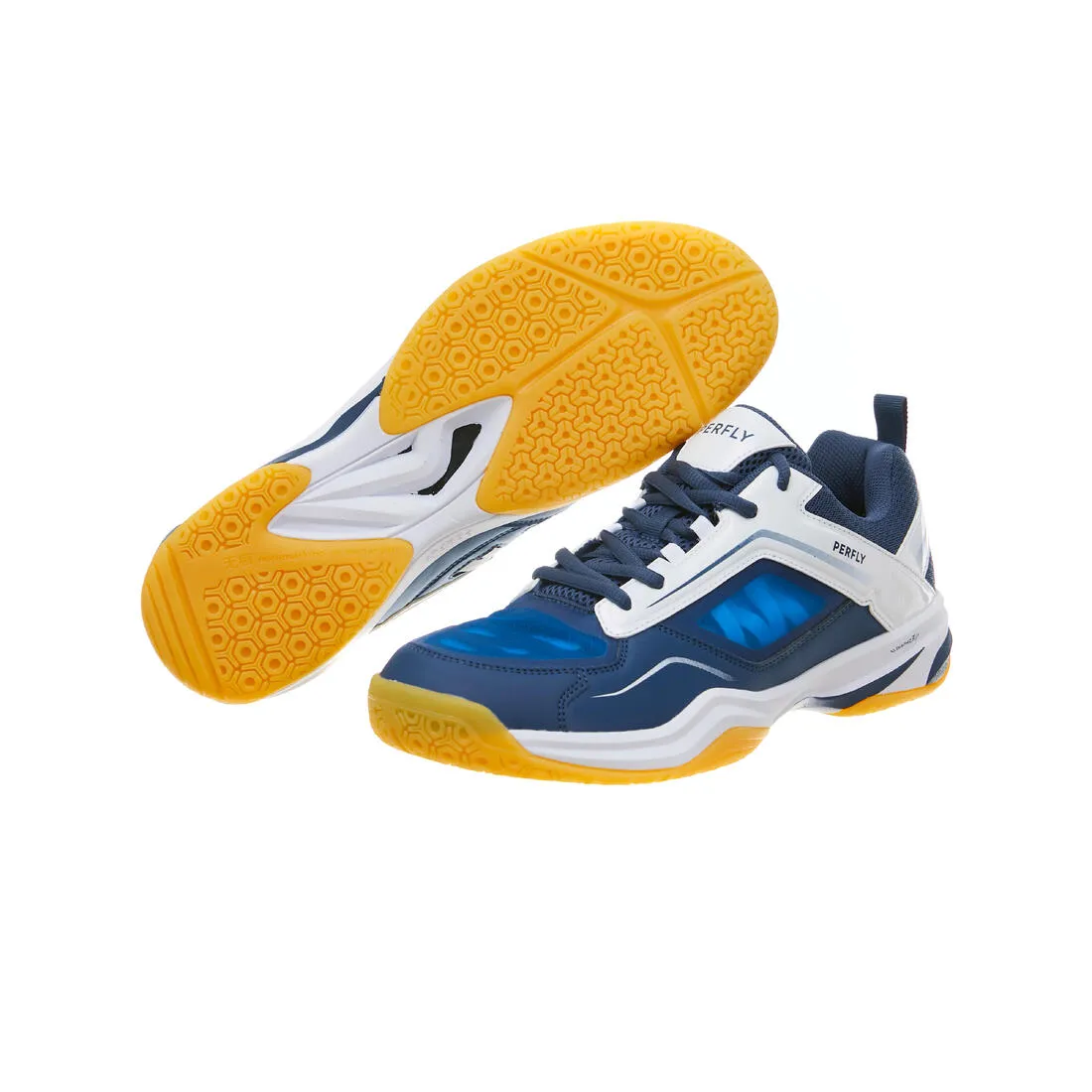 Men Badminton Shoes BS 560 Lite Whale Grey