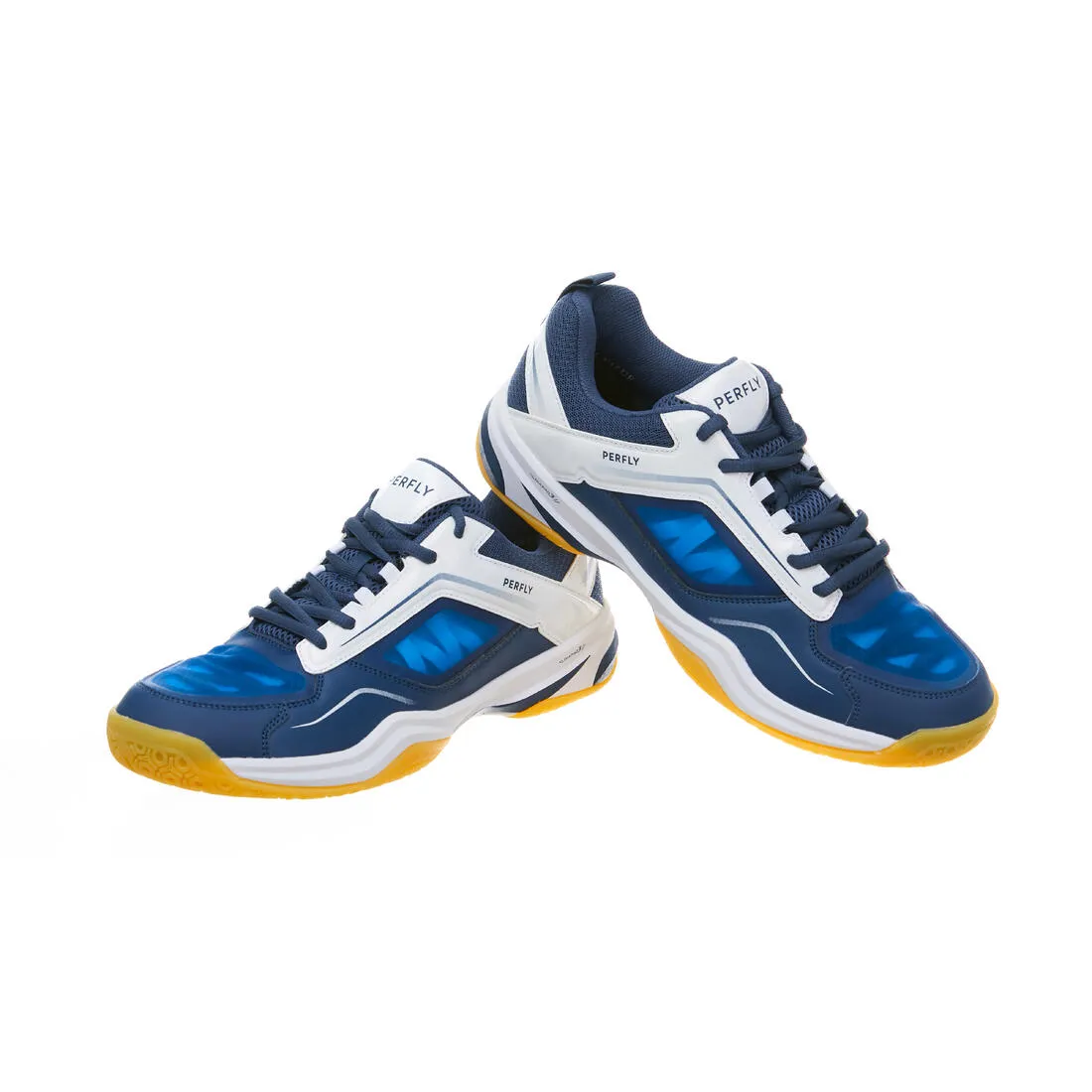 Men Badminton Shoes BS 560 Lite Whale Grey