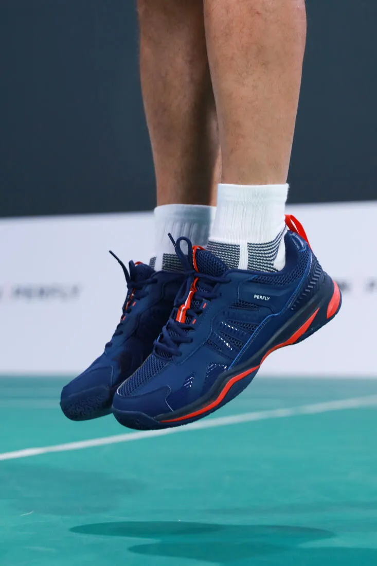MEN BADMINTON SHOES BS PERFORM 590 NAVY BLUE