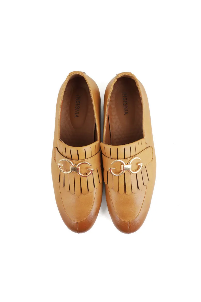 Men Formal Loafers M22061-Mustard