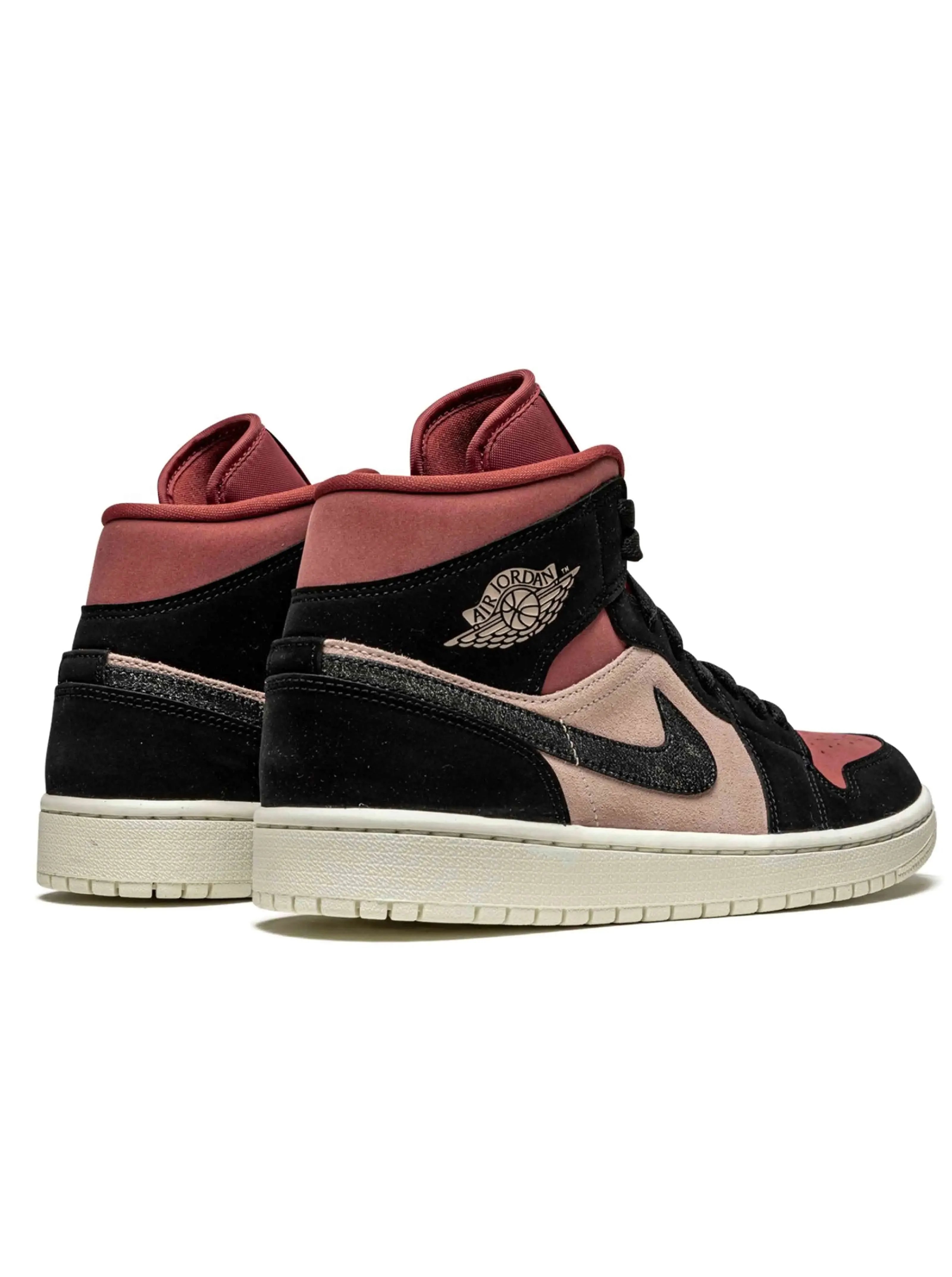 Nike Air Jordan 1 Mid Burgundy Dusty Pink [W]