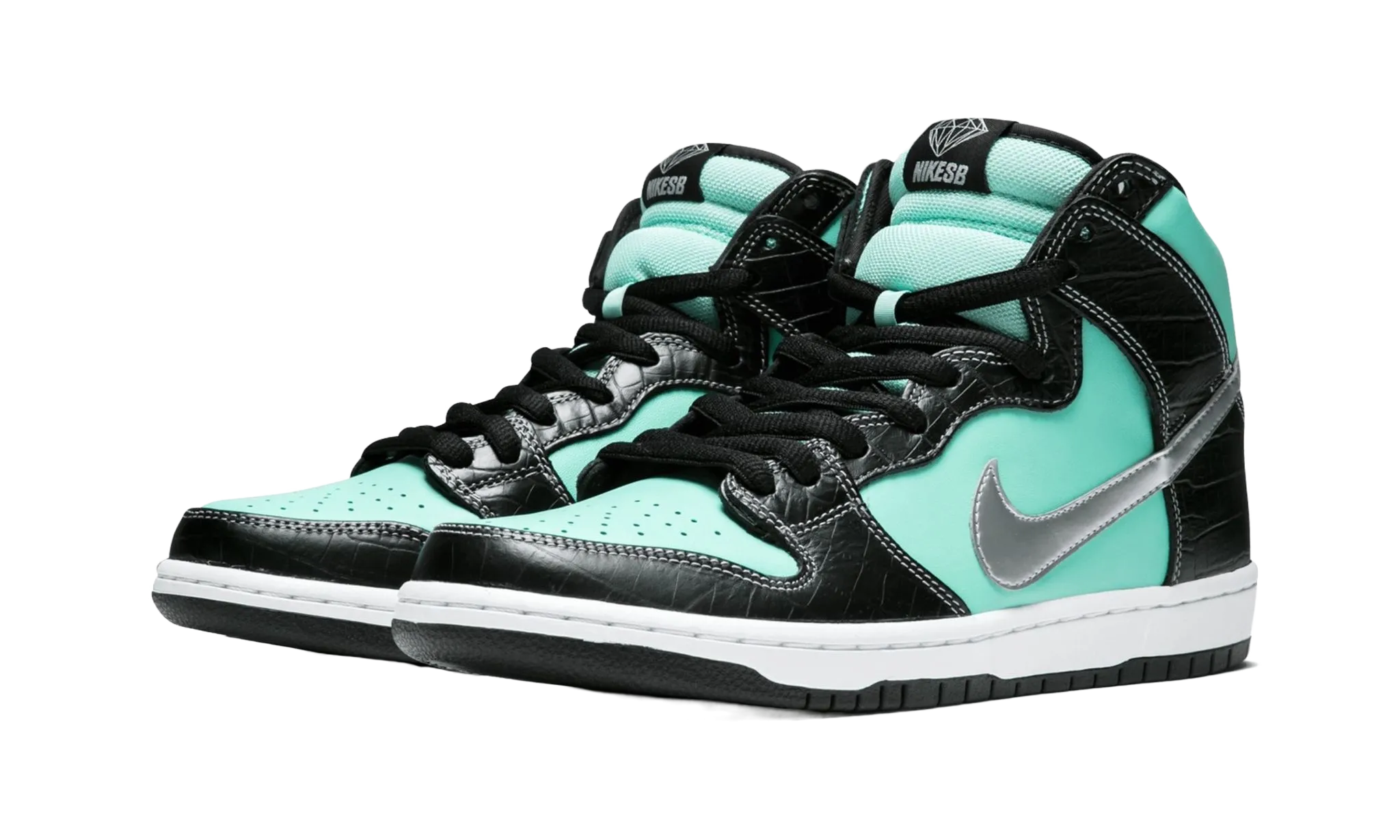 Nike SB Dunk High Diamond Supply Co. Aqua Blue