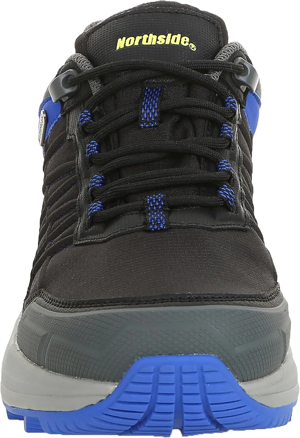 Northside Men's Eaglewood Waterproof Lightweight Hiking Shoe - Sturdy Ripstop Nylon, Cushioned Insole | Zonal Reinforcement Support, High Traction Outsole - Comfort & Lasting Durability Black/Royal