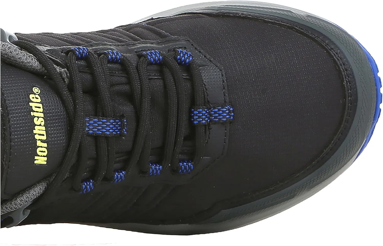 Northside Men's Eaglewood Waterproof Lightweight Hiking Shoe - Sturdy Ripstop Nylon, Cushioned Insole | Zonal Reinforcement Support, High Traction Outsole - Comfort & Lasting Durability Black/Royal