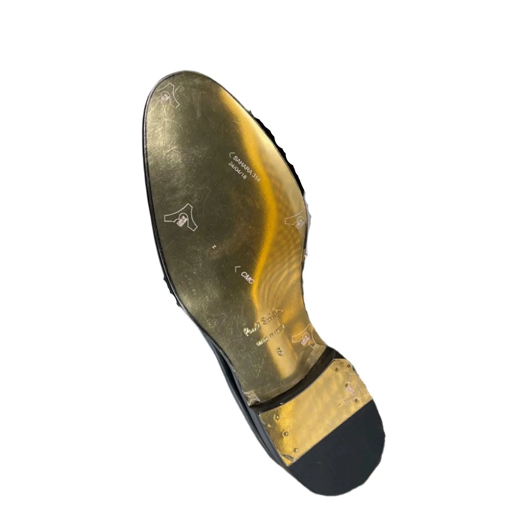 Paul Smith NOA01 Noam Black Patent Leather Oxfords