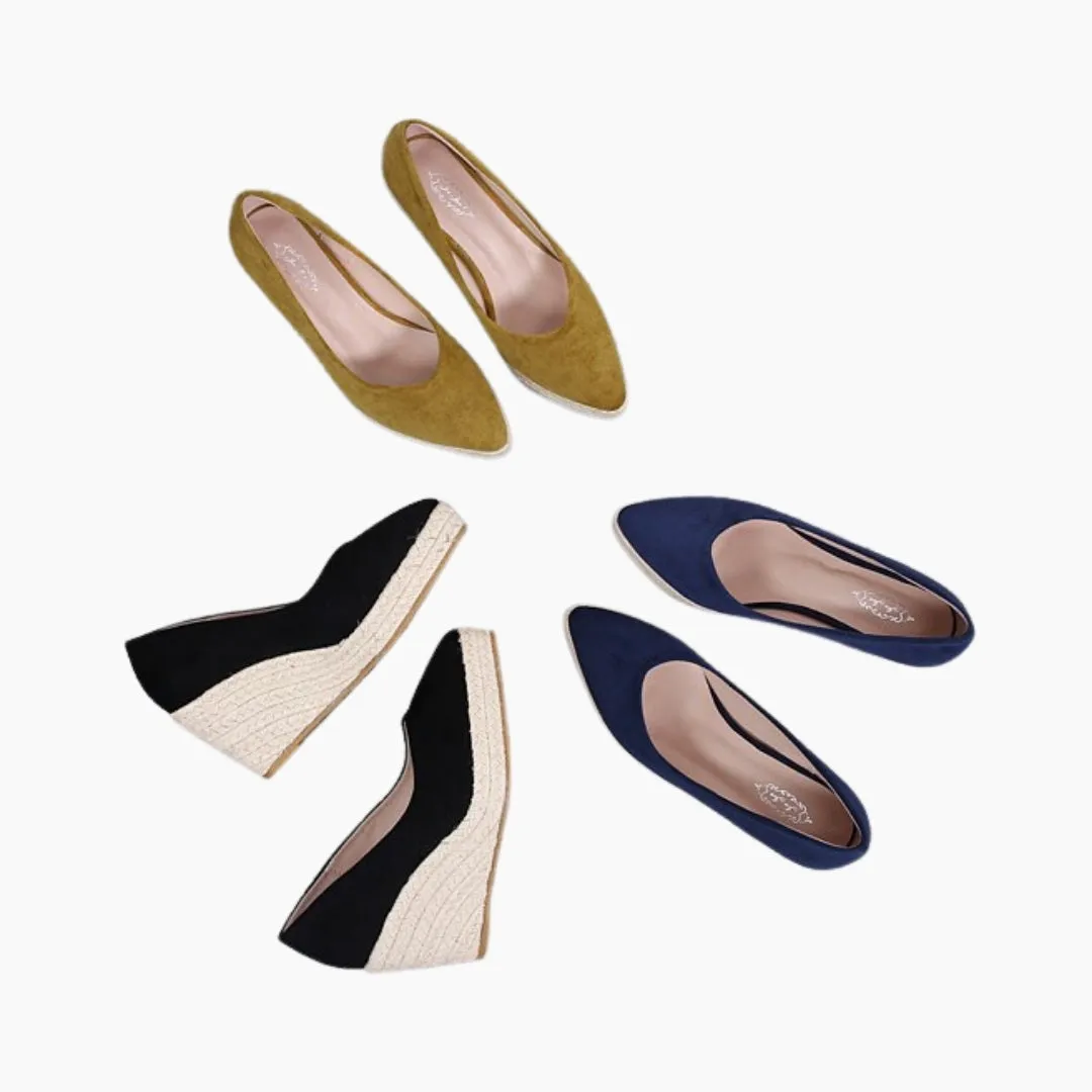 Pointed-Toe, Pumps : Comfortable Heels