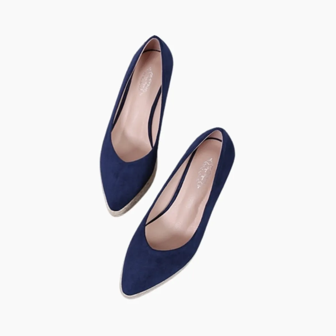 Pointed-Toe, Pumps : Comfortable Heels