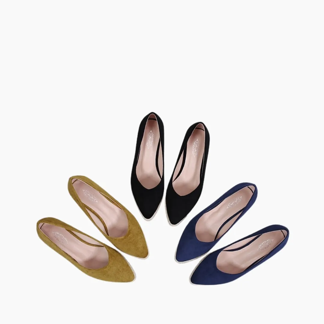 Pointed-Toe, Pumps : Comfortable Heels