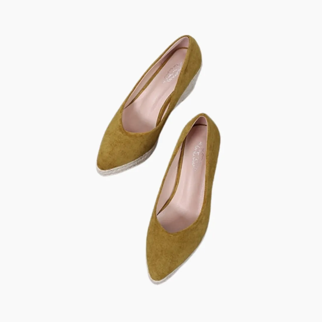 Pointed-Toe, Pumps : Comfortable Heels