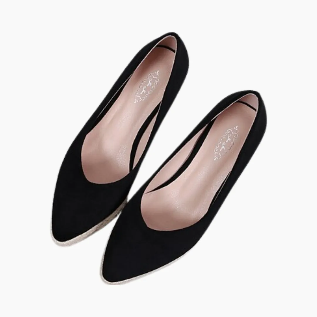 Pointed-Toe, Pumps : Comfortable Heels