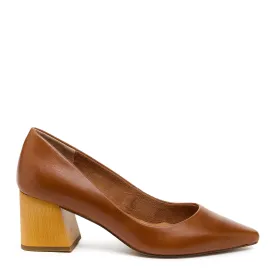 Pump Fox Leather Heels
