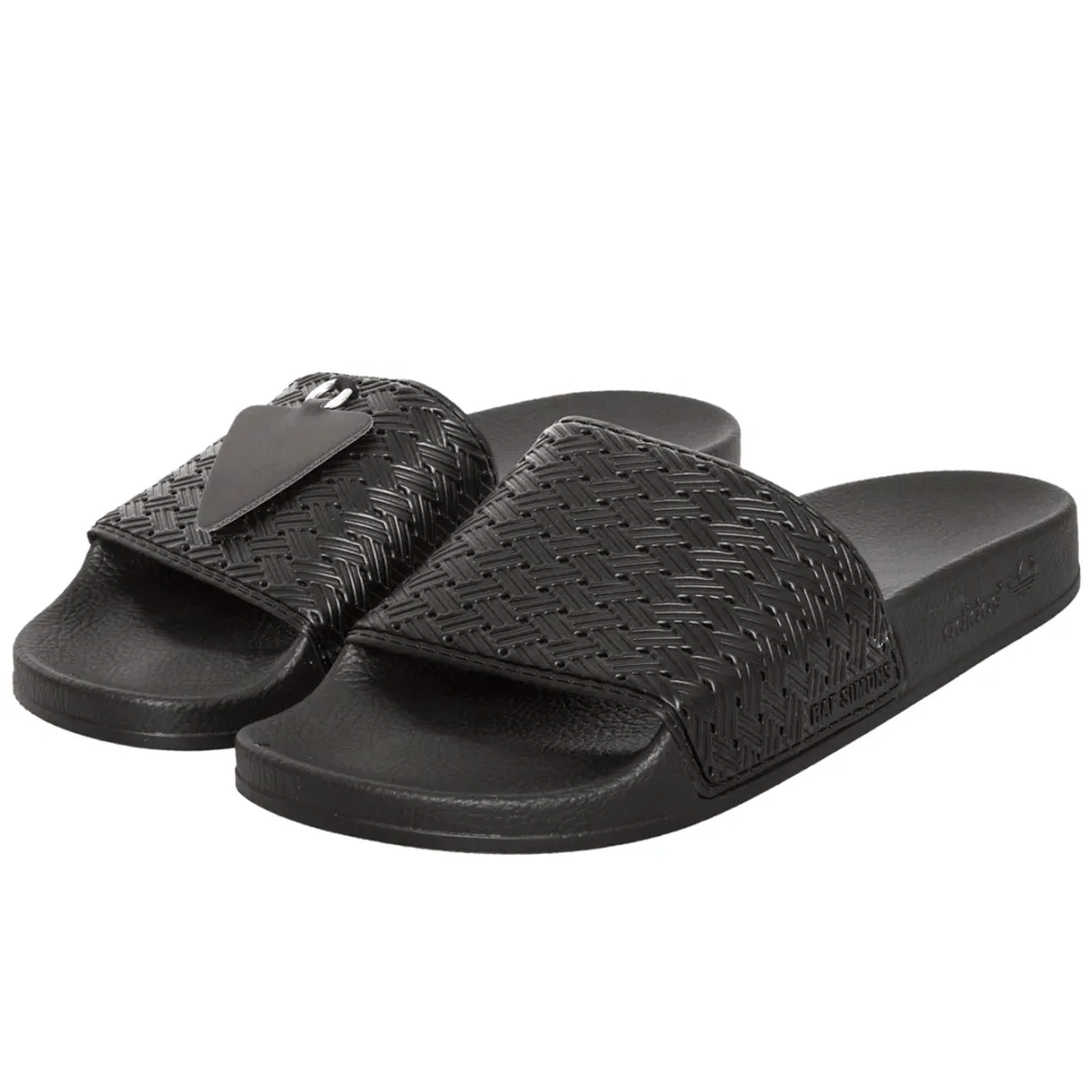 Raf Simons x Adidas Pendant Adilet Sliders Black