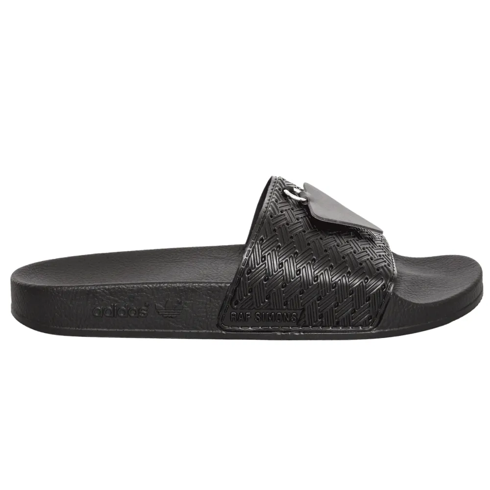 Raf Simons x Adidas Pendant Adilet Sliders Black