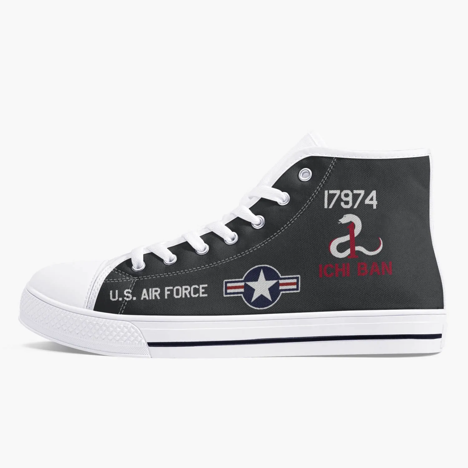 SR-71 "Blackbird" (61-7974) High Top Canvas Shoes