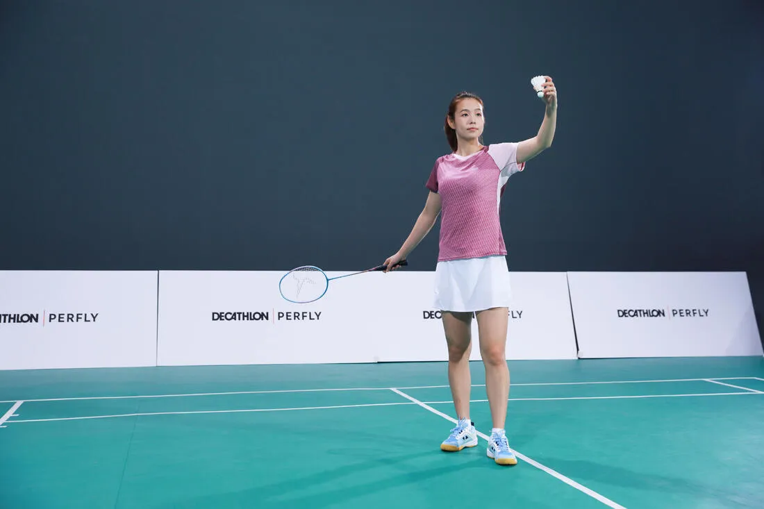 WOMEN BADMINTON SHOES  BS 560 LITE BLUE