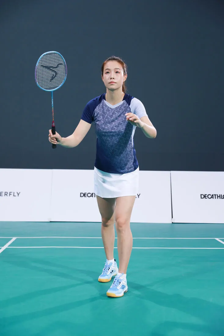 WOMEN BADMINTON SHOES  BS 560 LITE BLUE