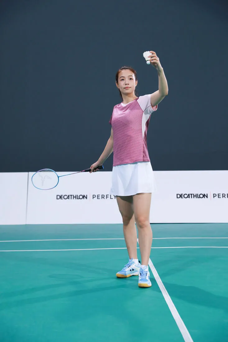 WOMEN BADMINTON SHOES  BS 560 LITE BLUE