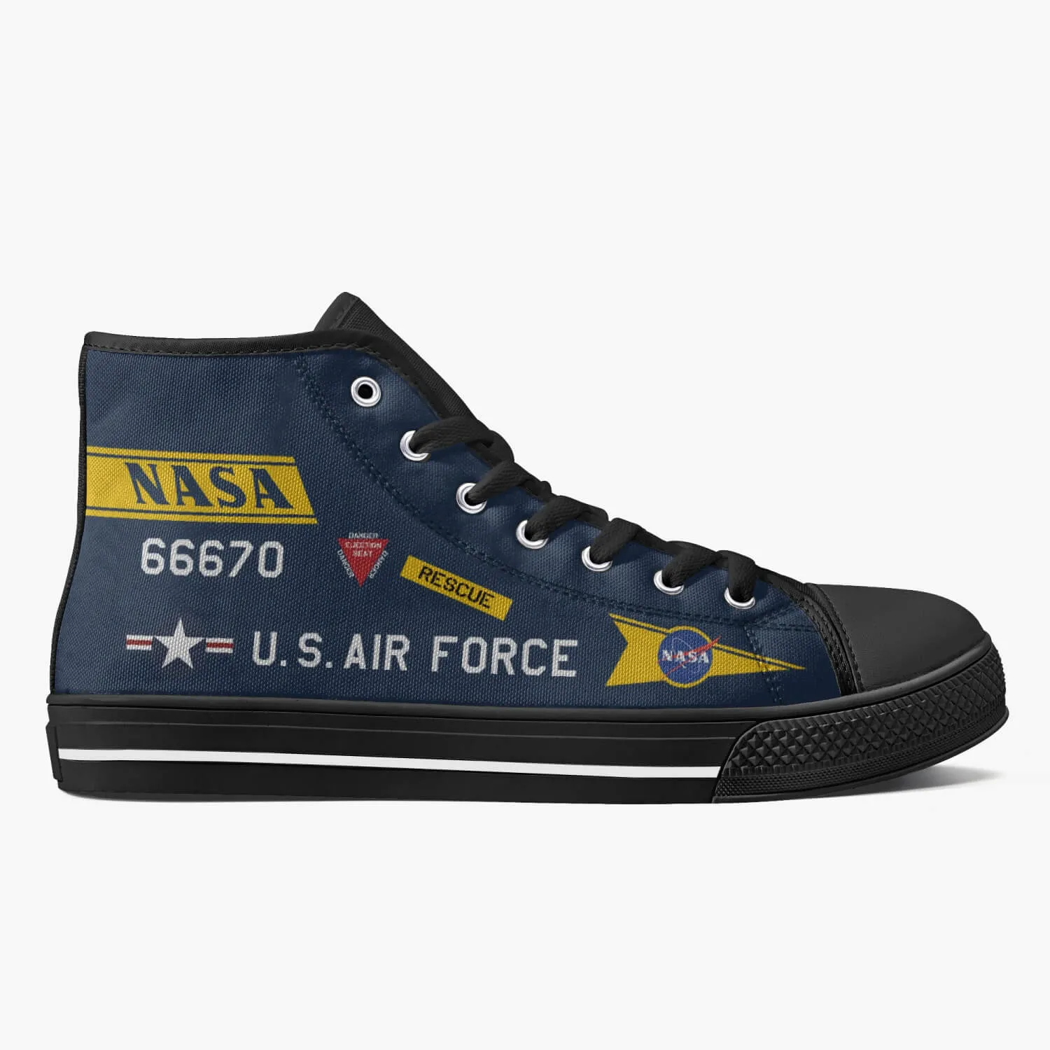 X-15 "56-6670" High Top Canvas Shoes