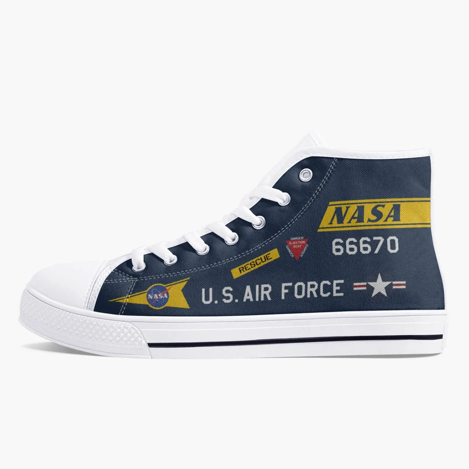 X-15 "56-6670" High Top Canvas Shoes