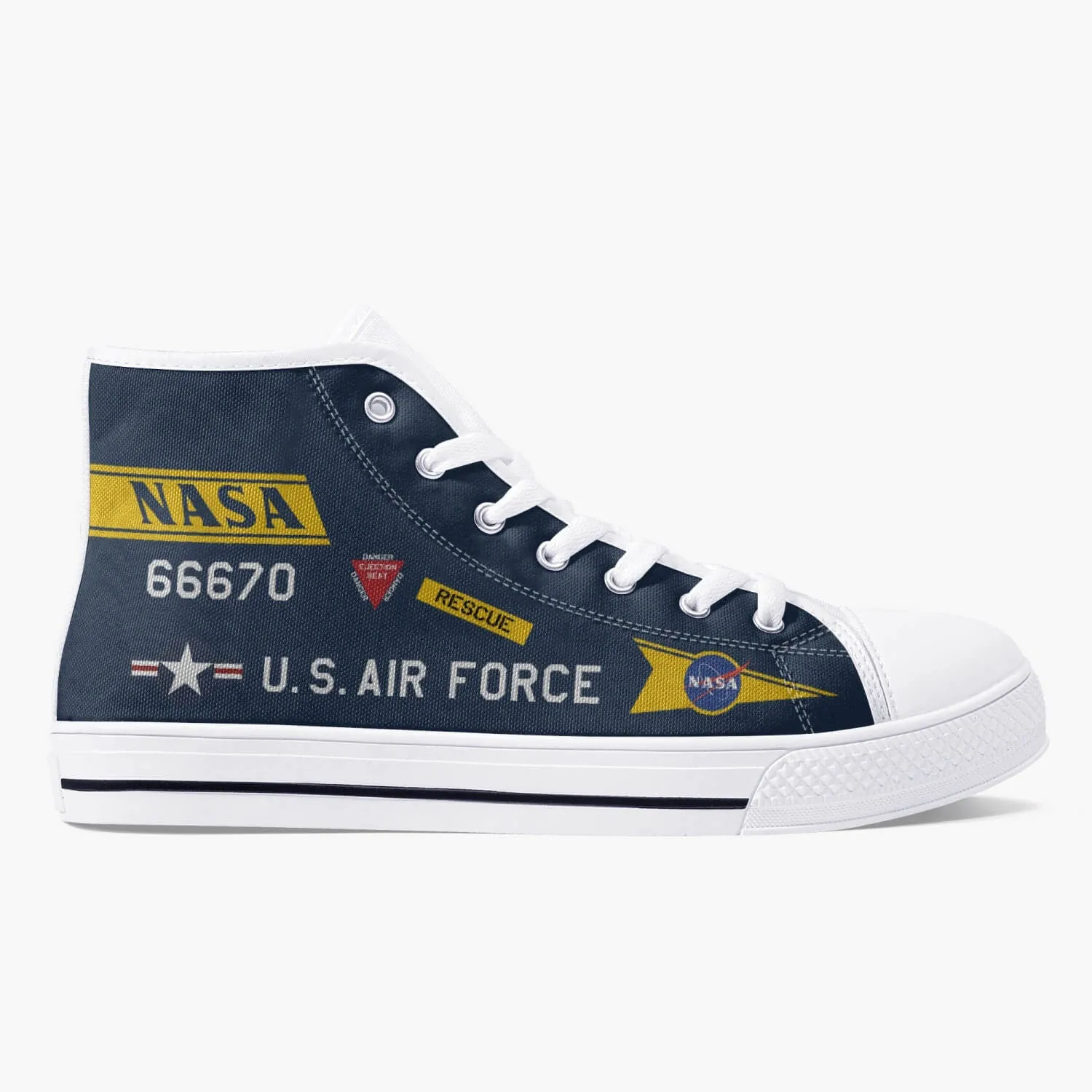 X-15 "56-6670" High Top Canvas Shoes