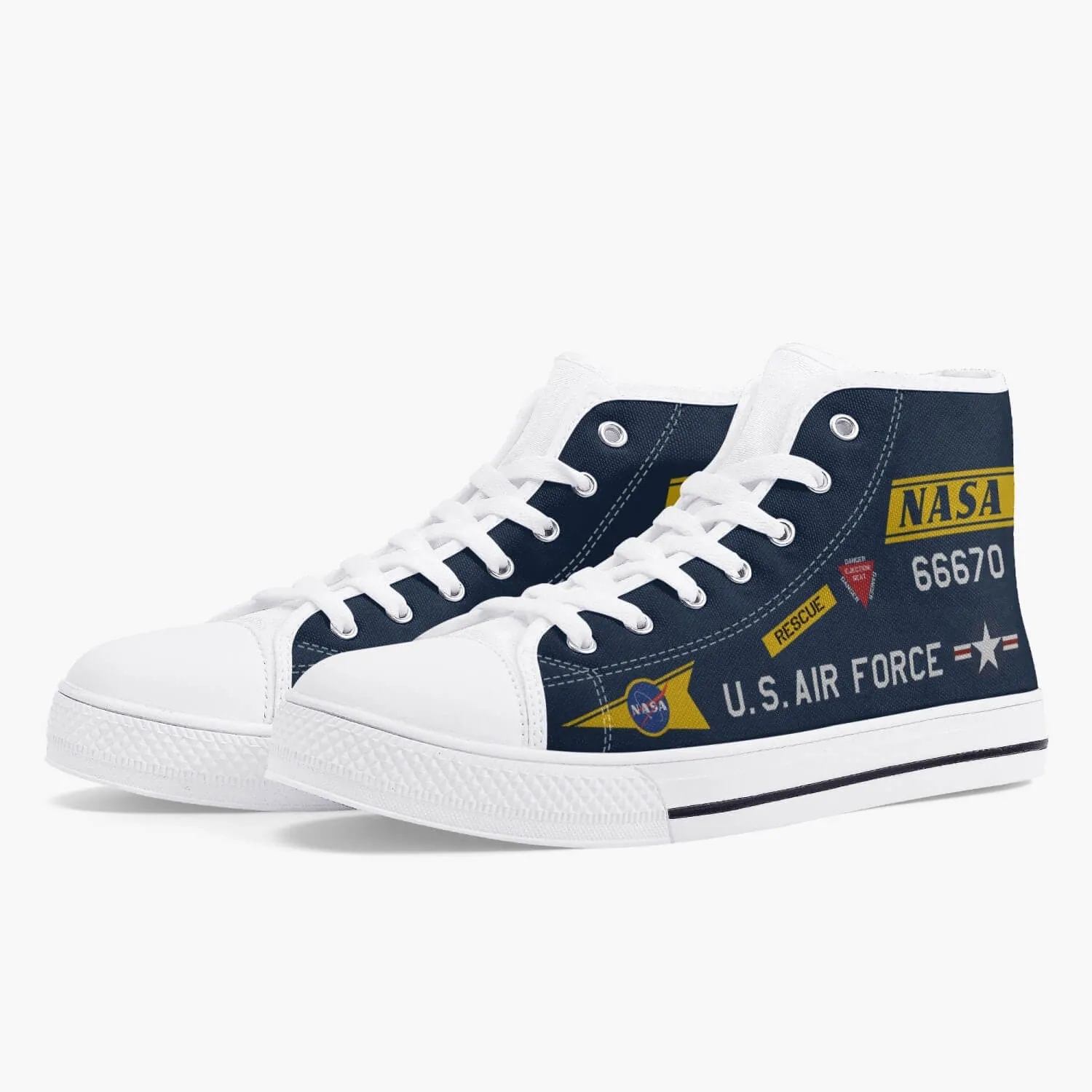 X-15 "56-6670" High Top Canvas Shoes
